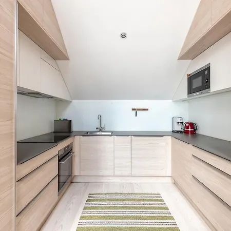 公寓 Poista 2ndhomes Deluxe 2br Penthouse With Rooftop Terrace & Sauna In Center 赫尔辛基