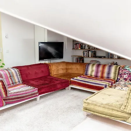 公寓 Poista 2ndhomes Deluxe 2br Penthouse With Rooftop Terrace & Sauna In Center *